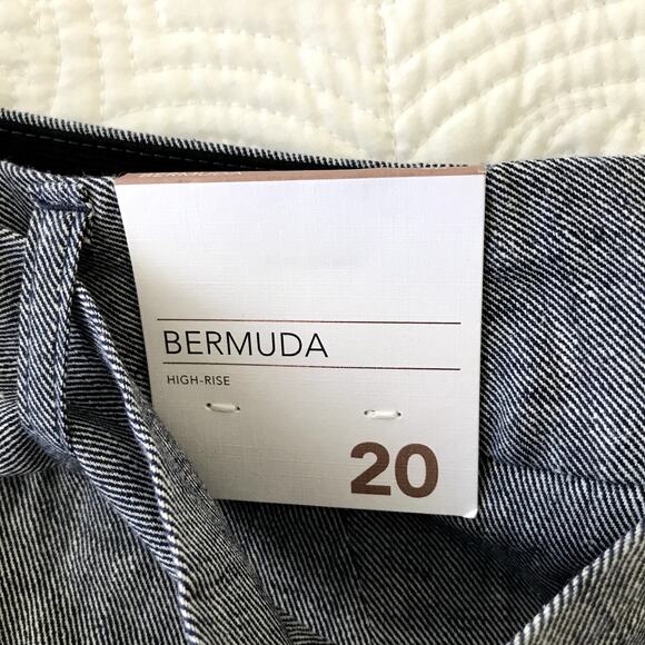 Lane Bryant Linen Cotton Blend Bermuda Shorts Suit Set Jacket 18 Shorts 20 NWT - Picture 13 of 15